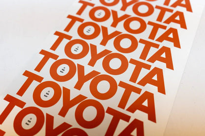 TOYOTA Rear Hatch Liftgate Emblem Inlays - 2025+ 4Runner