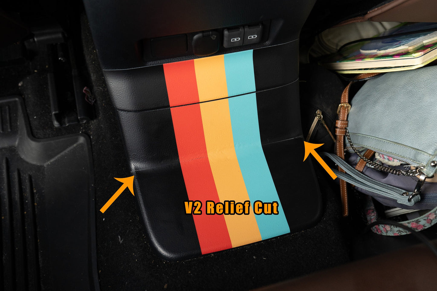 Heritage Rear Center Console Panel Protection - 2024+ Land Cruiser