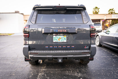 Retro 4 Wheel Drive Full Color Acrylic Emblem - 2024+ Land Cruiser / GX 550 / Tacoma / 2025+ 4Runner