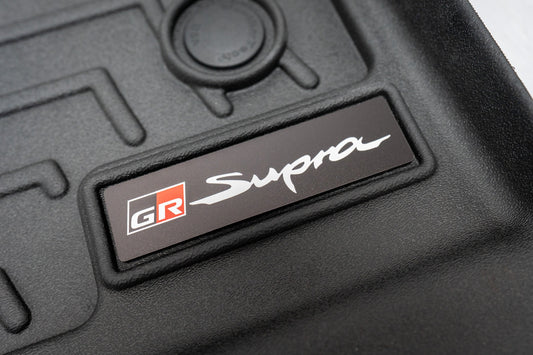 GR Supra Emblem Inserts for Weathertech Floor Mats (Single) - 2020+ Supra