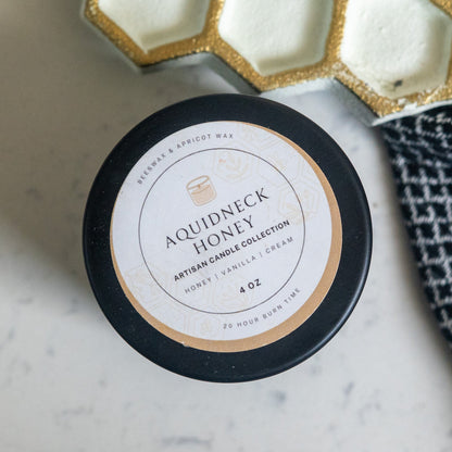 Honey & Vanilla Beeswax Candle