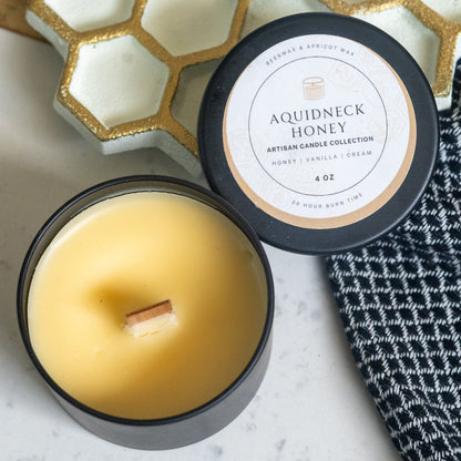 Honey & Vanilla Beeswax Candle