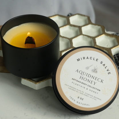 Honey & Vanilla Beeswax Candle