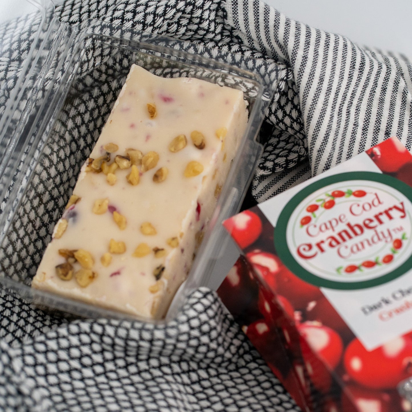 Cranberry Walnut Honey Fudge