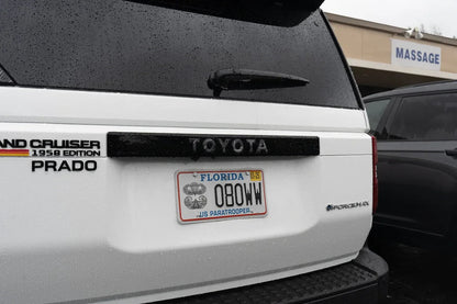 "TOYOTA" Topo Rear Tailgate Emblem Overlays - 2024+ Land Cruiser