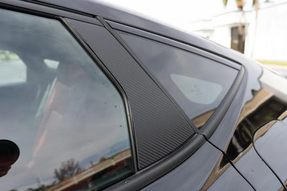 3D Carbon C Pillar Overlay - 2023+ Integra / 2022+ Civic