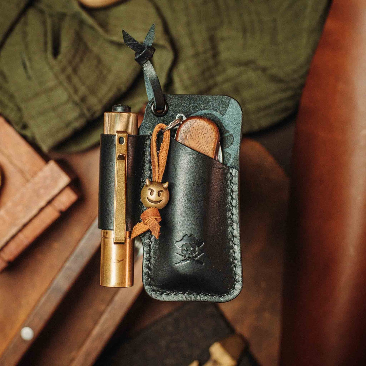 Knife Sheath - Sailor | Leather EDC | Pocket Knife Holder