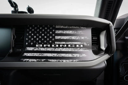 Freedom Series American Flag Dash Overlay - 2021+ Bronco