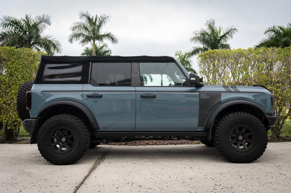 Solid Color Upper Door Spear Stripe Kit - 2021+ Bronco 4 Door (non-Raptor)