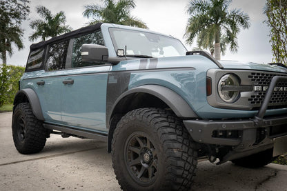 Solid Color Upper Door Spear Stripe Kit - 2021+ Bronco 4 Door (non-Raptor)