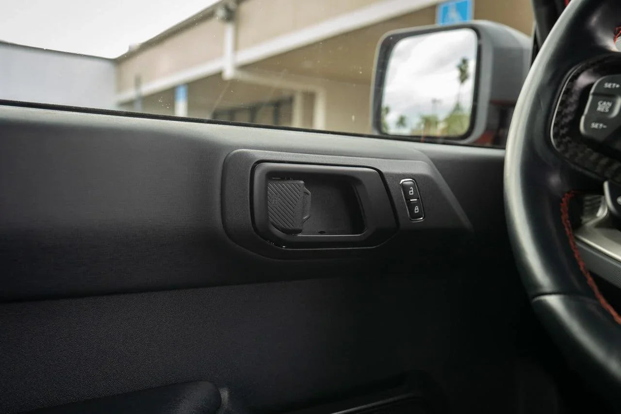 Solid Color Interior Door Handle Overlays (Printed Series) - 2021+ Bronco