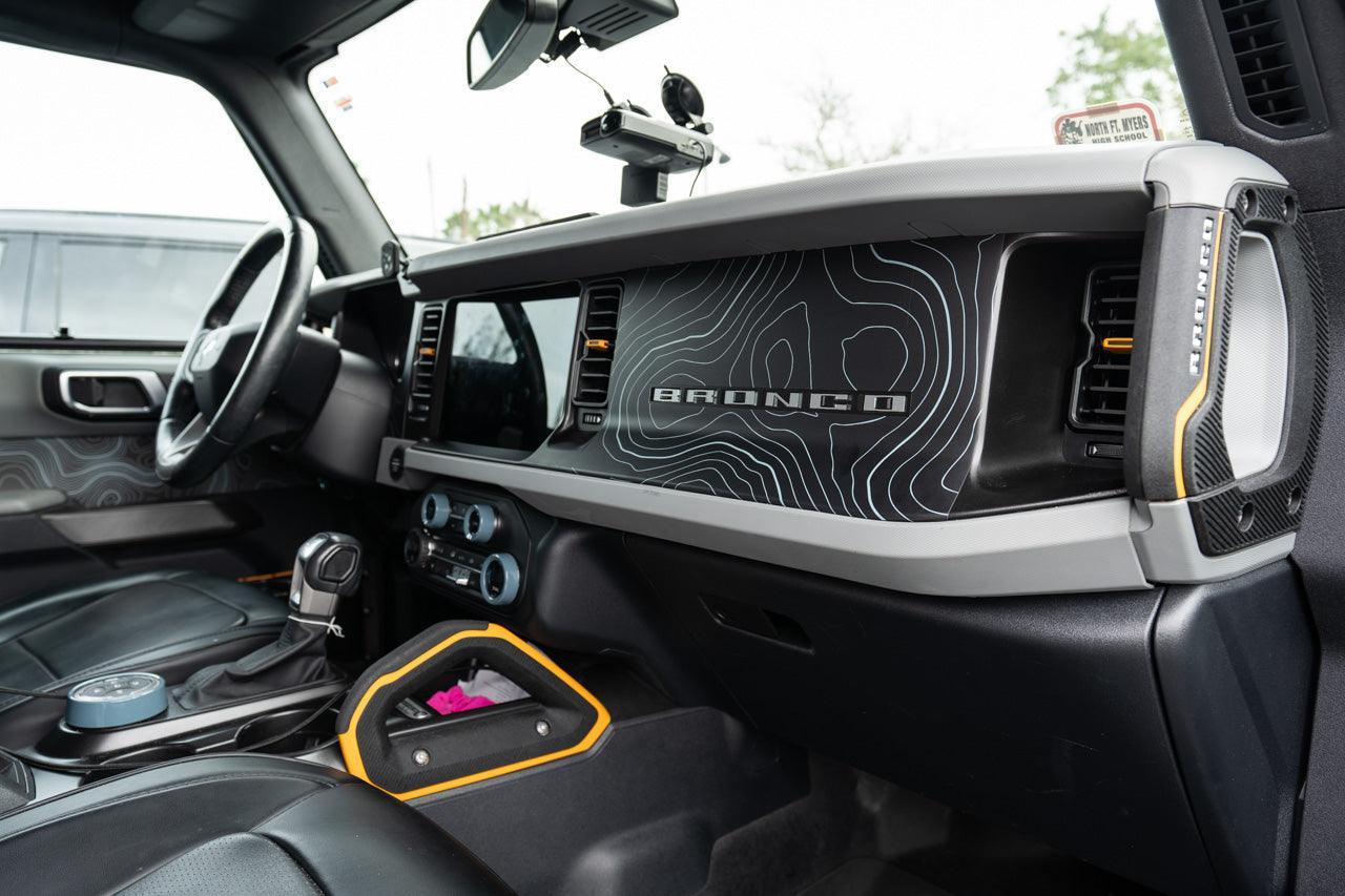Topo 3 Piece Dash Kit (Printed Series) - 2021+ Bronco