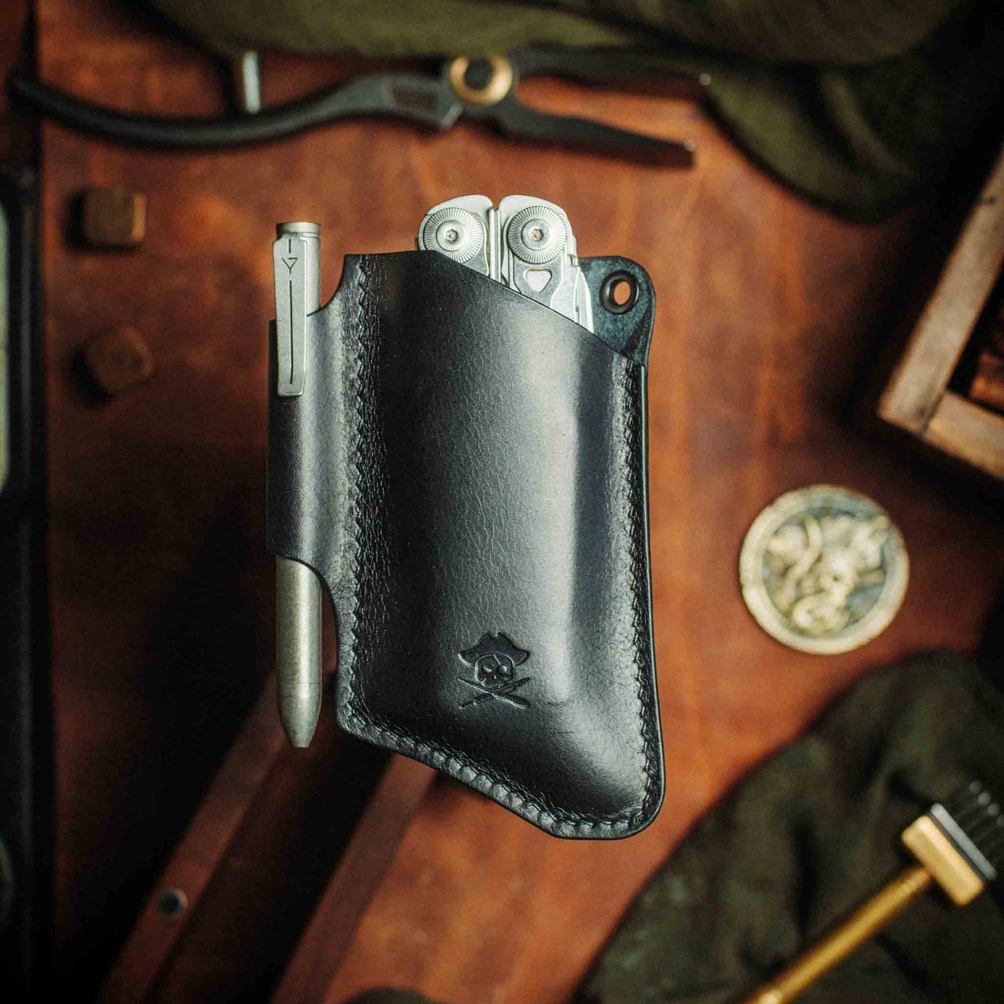 Knife Sheath - Sailor v3 | Leather EDC | Pocket Knife Holder