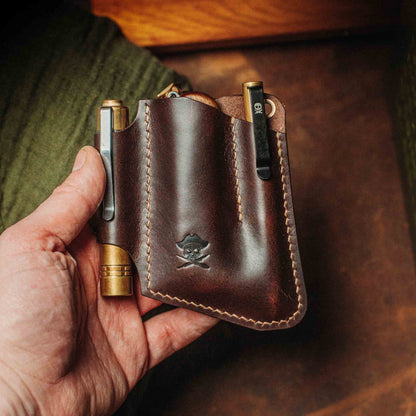 EDC Pocket Organizer - First Mate v3 | Leather Pocket Carrier