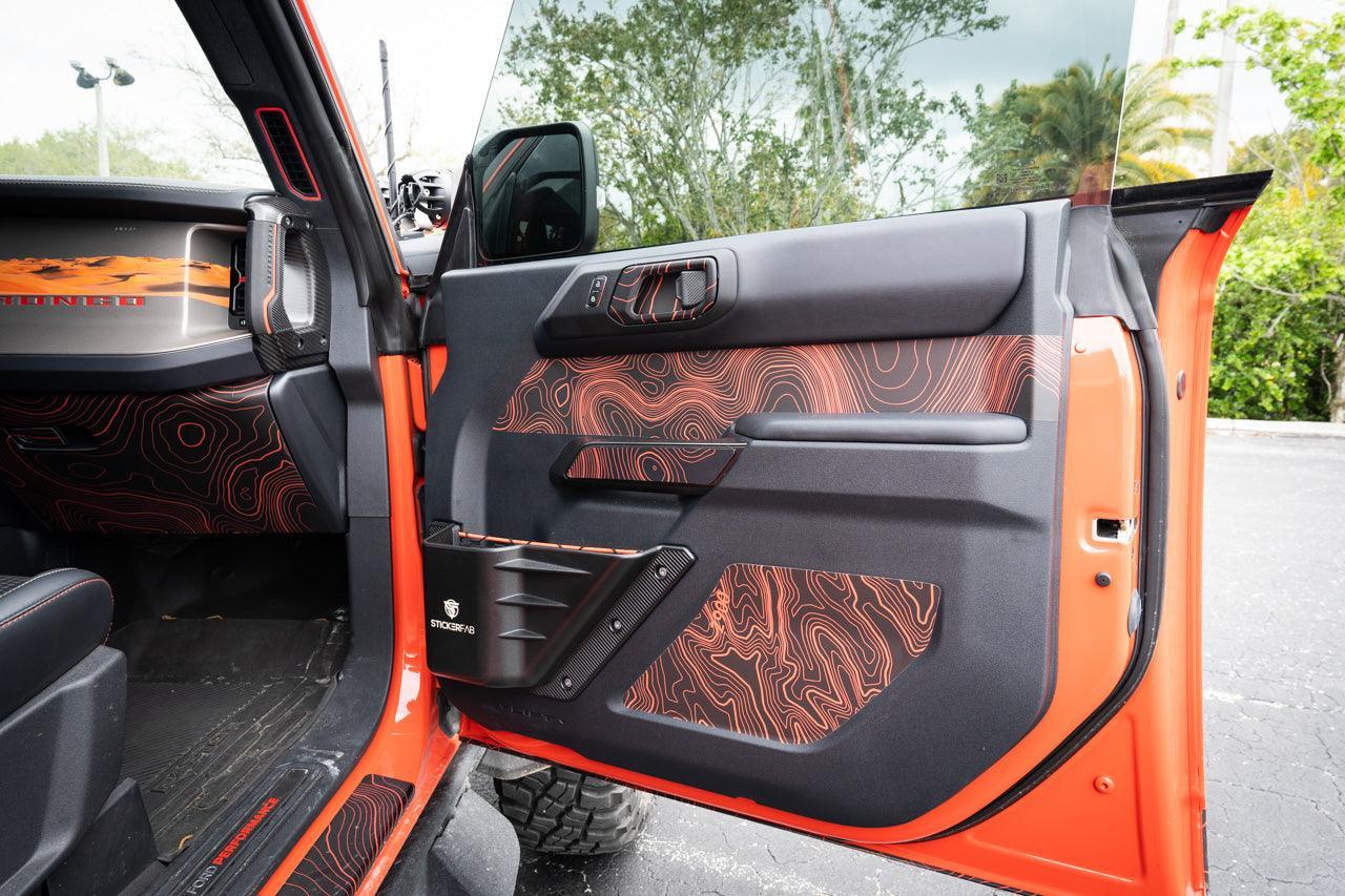Interior Door Cup Protector Kit - 2021+ Bronco