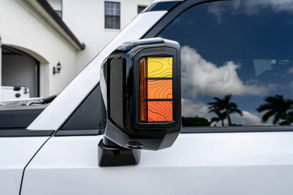 Heritage Retro TRD Style Mirror Stripes - 2024+ Land Cruiser / GX 550