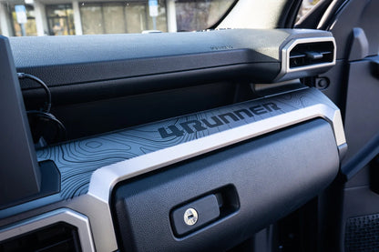 3 Piece Topographic Map Dash Overlays - 2025+ 4Runner