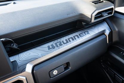 3 Piece Topographic Map Dash Overlays - 2025+ 4Runner