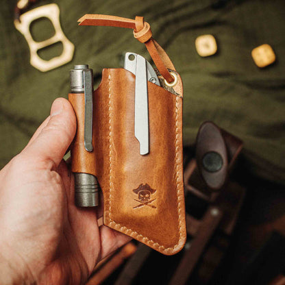 Knife Sheath - Sailor v3 | Leather EDC | Pocket Knife Holder