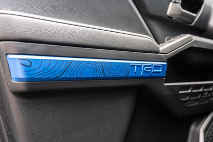 "TRD" Door Topographic Map Overlays - 2024+ Tacoma