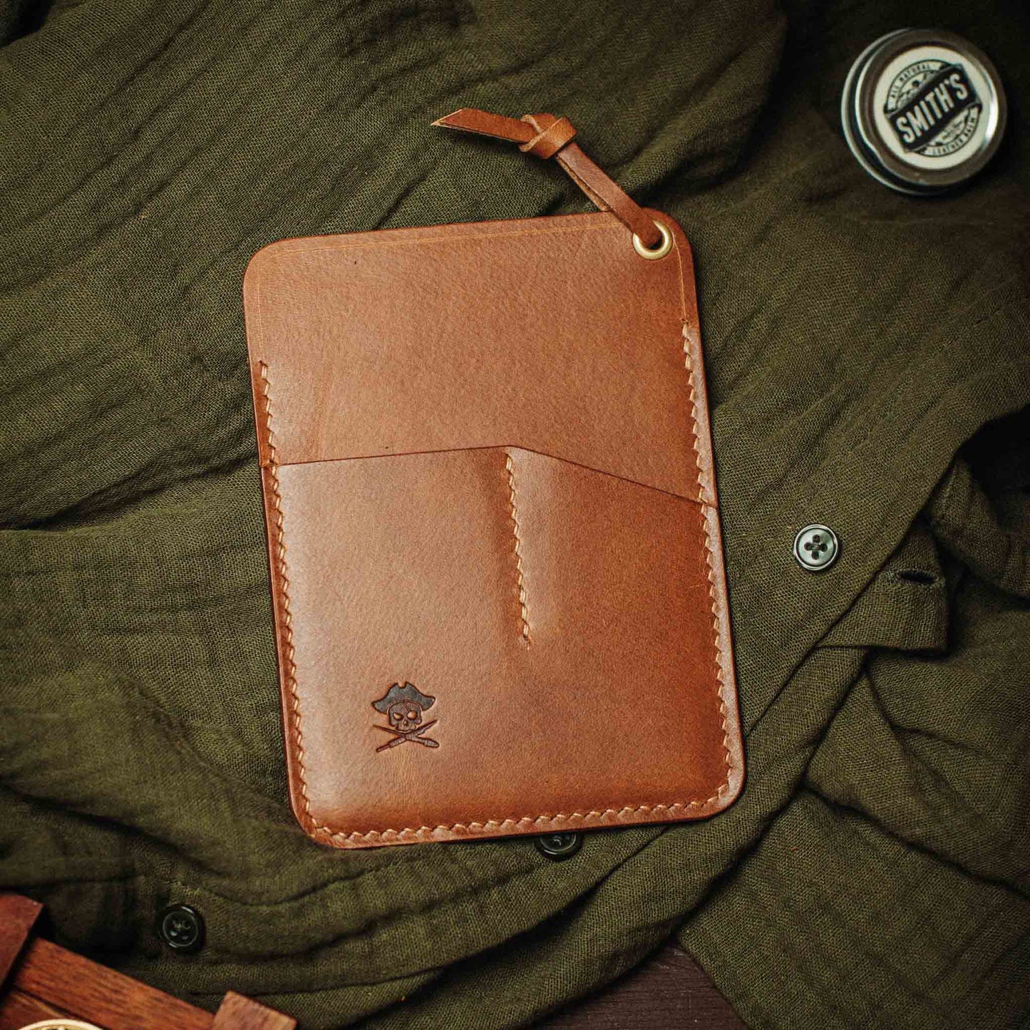 Large Pocket Organizer - First Mate Fatty | Leather Pocket Carrier | Multi-tool