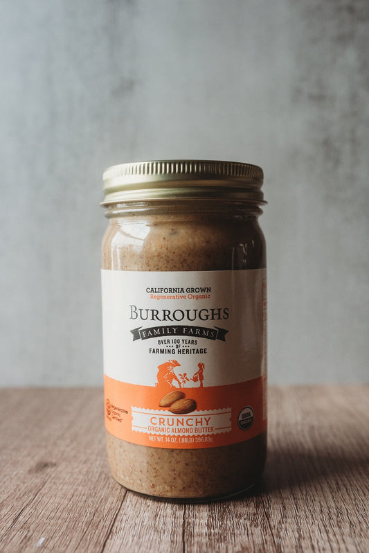 Burroughs Family Farms Regenerative Organic Crunchy Almond Butter