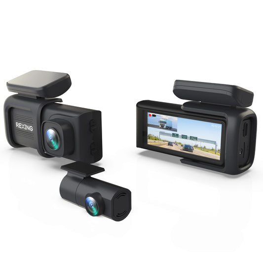 Rexing DT2 Dual Channel 1080p Front and Rear Dash Cam (Open Box)