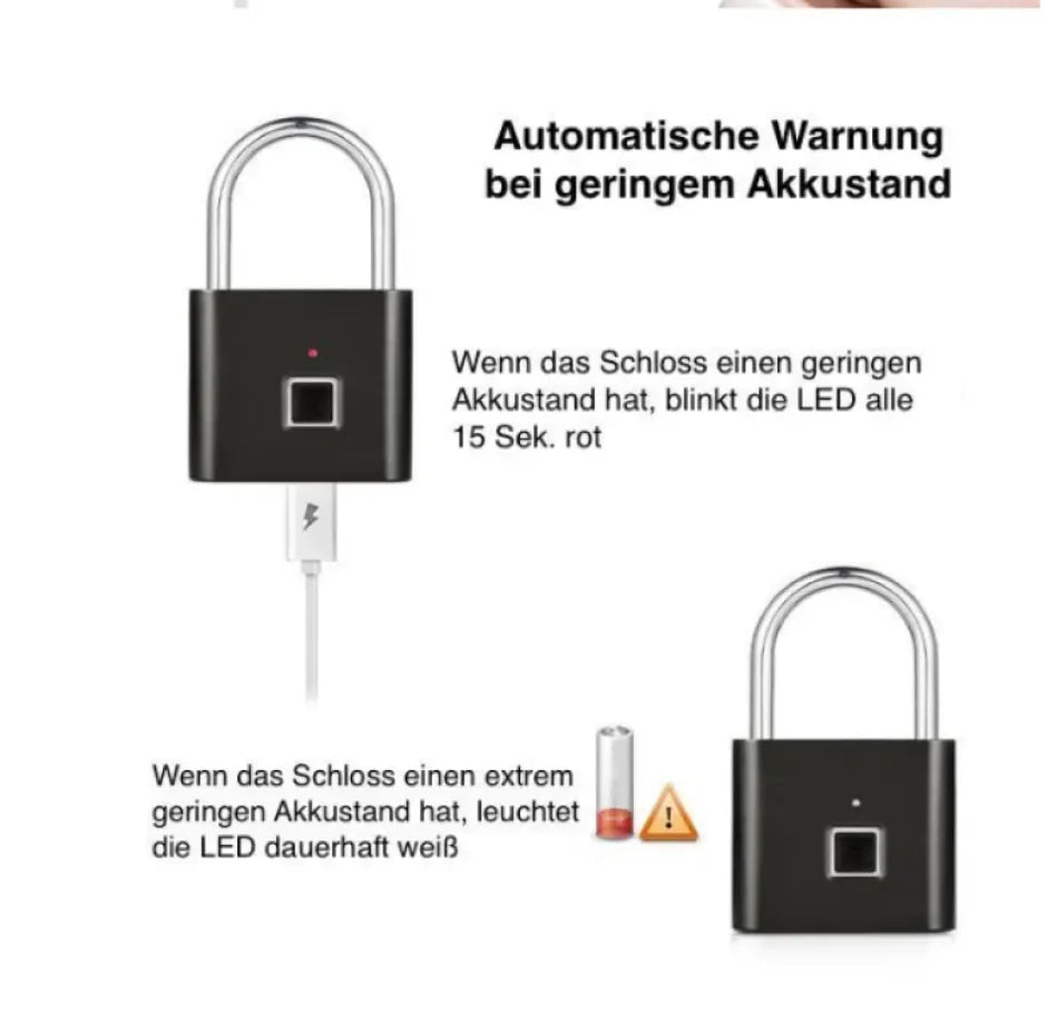 Style Loft Collection SecureStyle SmartTouch Fingerprint Padlock