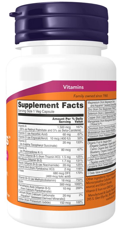 Daily Vits™ Veg Capsules - Multivitamin & Mineral