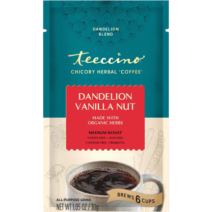 Dandelion Vanilla Nut Herbal Coffee