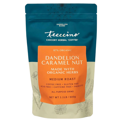 Dandelion Caramel Nut Chicory Herbal Coffee