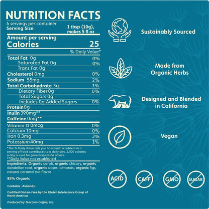 Dandelion Caramel Nut Chicory Herbal Coffee