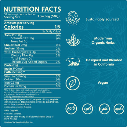 Dandelion Caramel Nut Roasted Herbal Tea