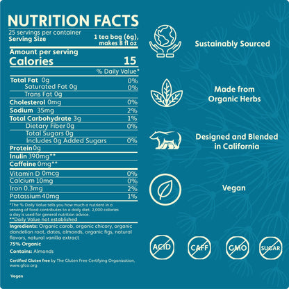 Dandelion Vanilla Nut Roasted Herbal Tea