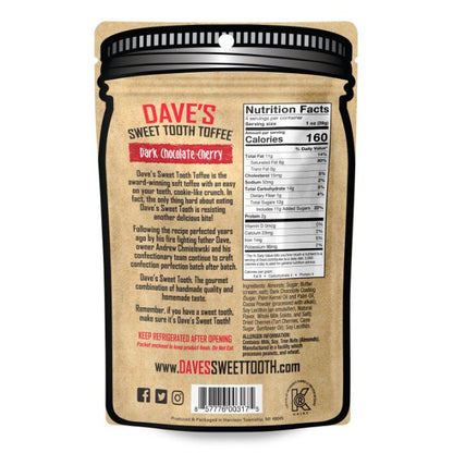 Dark Chocolate Cherry Toffee