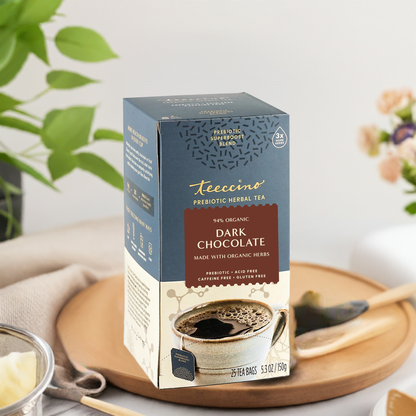 Dark Chocolate Prebiotic SuperBoost Herbal Tea