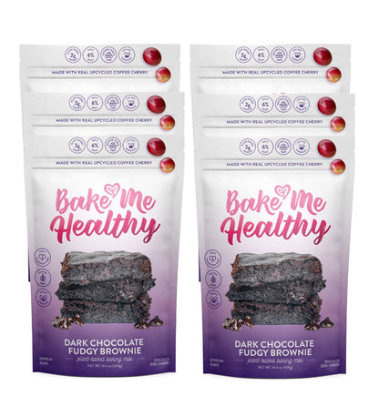 Bake Me Healthy Dark Chocolate Fudgy Brownie Plant-Based Baking Mix