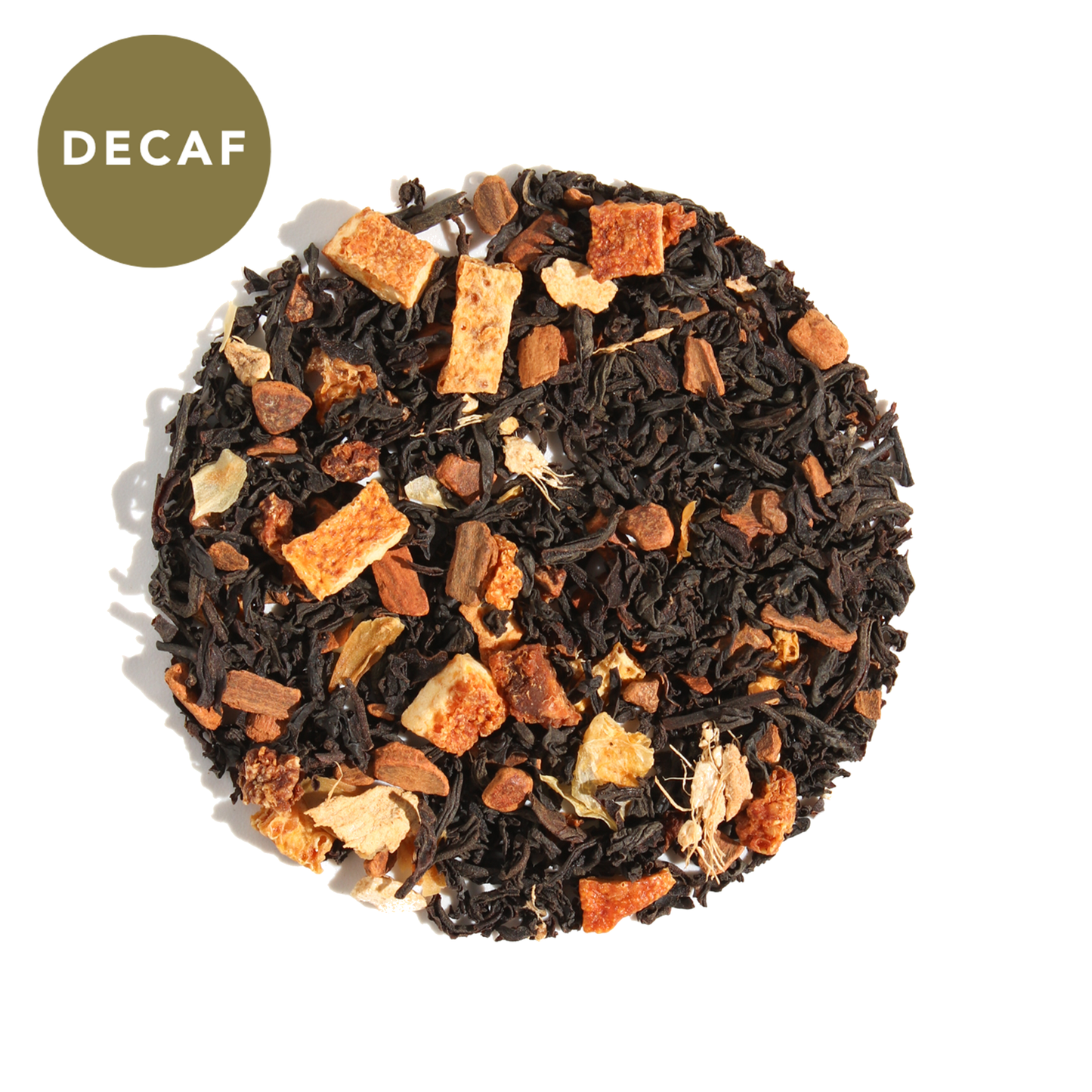 Plum Deluxe Tea Comfort Blend Decaf Black Tea (Orange - Cinnamon)