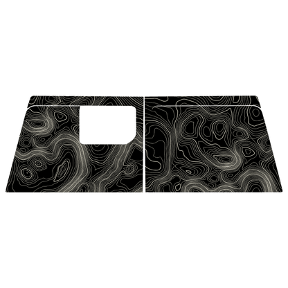 Topographic Map Premium Print Vinyl Rolls (3' or 6') - Matte Finish