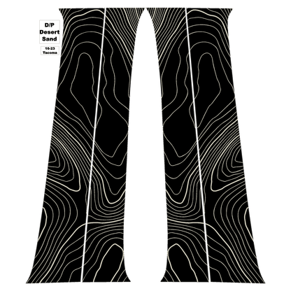 Topo B Pillar Overlays - 2016-2023 Tacoma Double Cab