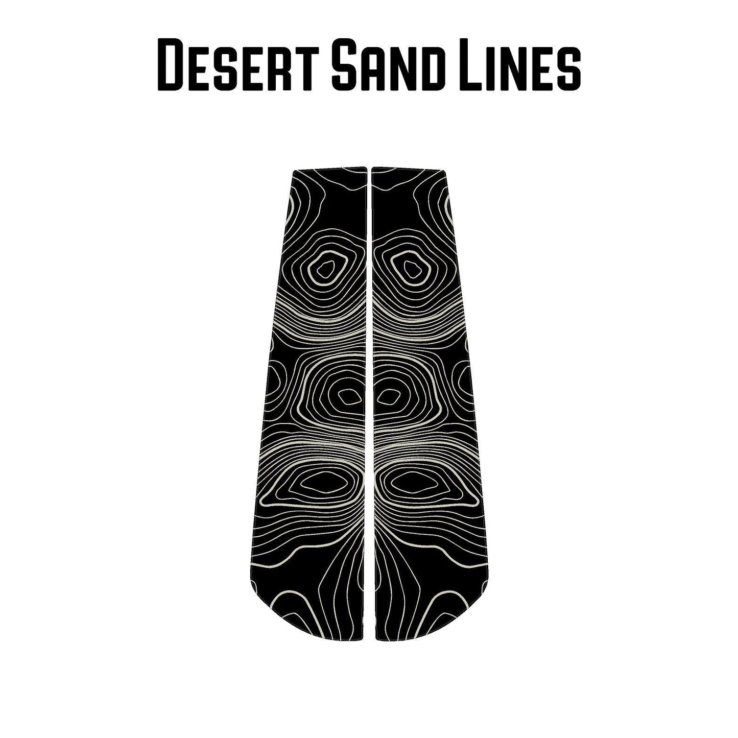 Topographic Sliding Rear Window Trim Overlays - 2025+ 4Runner