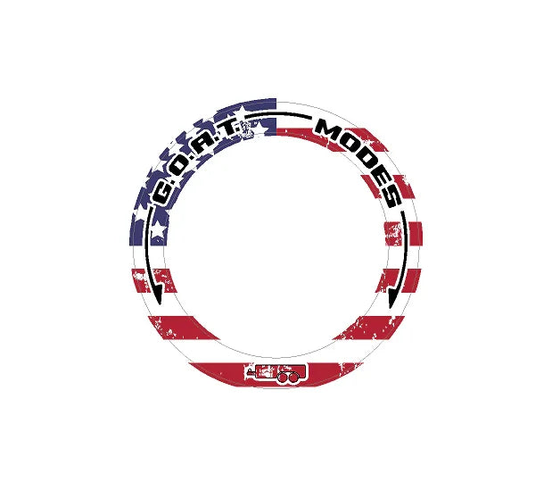 Drive Mode to GOAT Mode Dial Ring Overlay - 2024+ Ranger