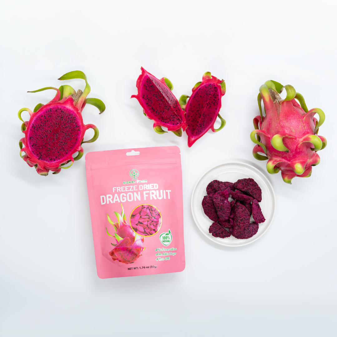 Freeze-Dried Red Dragon Fruit