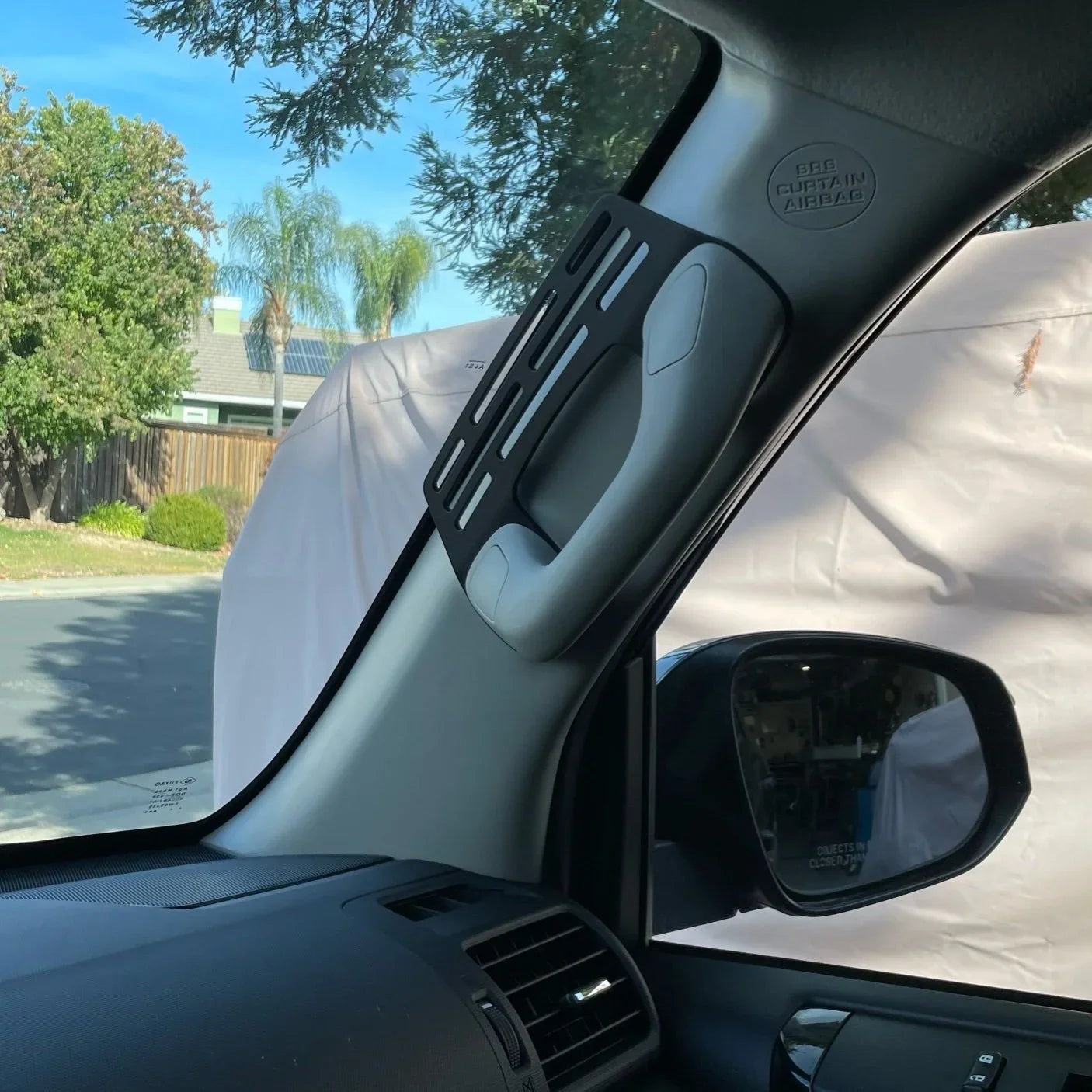 2010-2024 Toyota 4Runner (5th Gen) Passenger Side A-Pillar Grab Handle Accessory Mount For Phones Ham Radios Switch’s Winch Controller Cams Overlanding