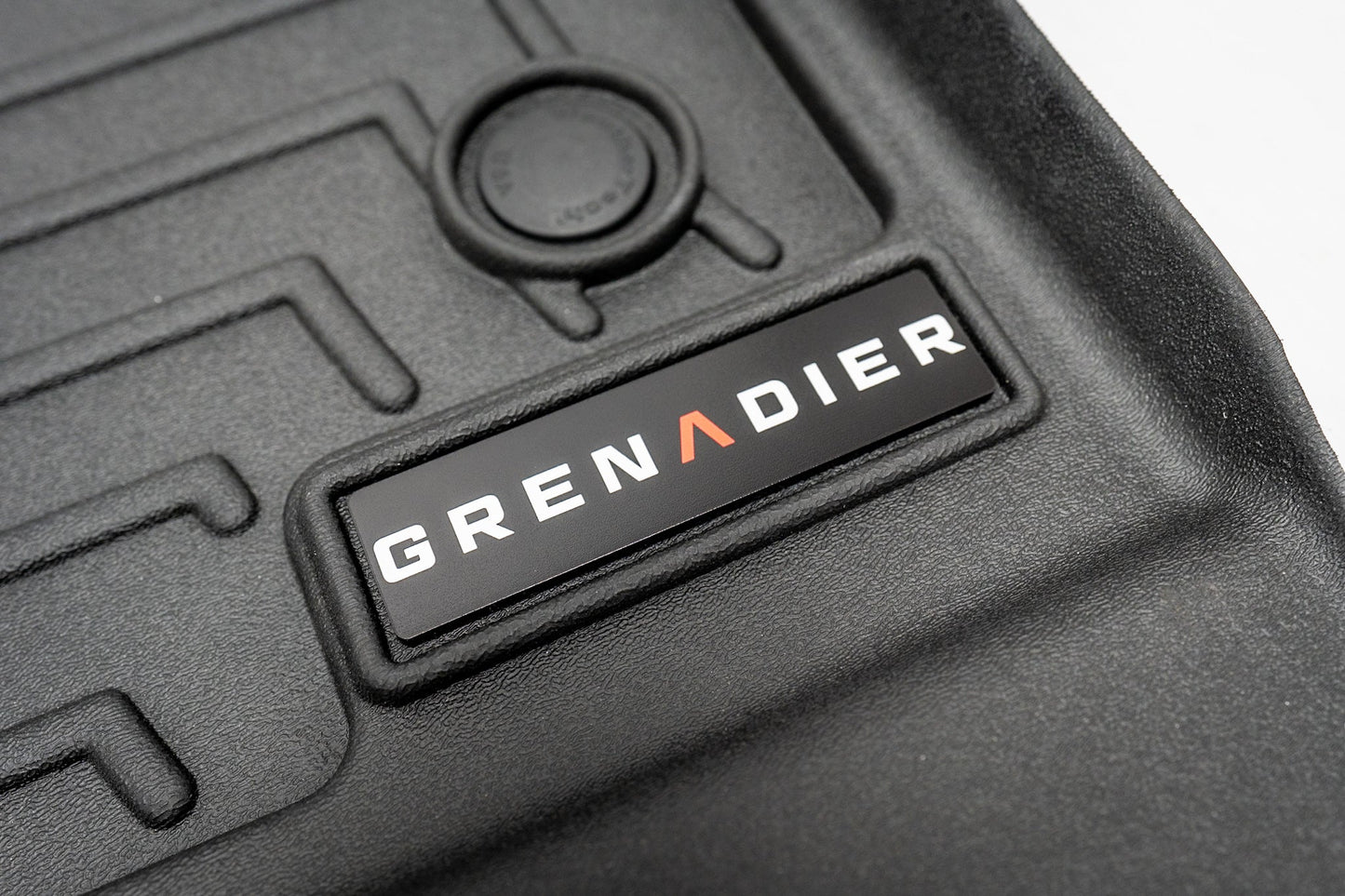 "Grenadier" Weathertech Floor Mat Logo (Etched Acrylic) - Universal