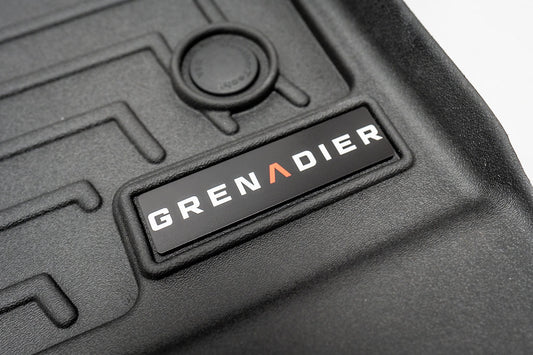 "Grenadier" Weathertech Floor Mat Logo (Etched Acrylic) - Universal