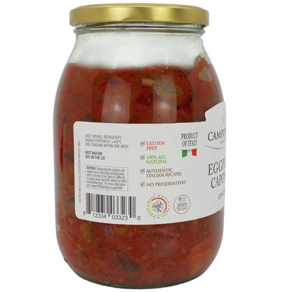 Campo D'Oro, Sicilian Eggplant Caponata, Appetizer, Big Jar, 34.5 oz