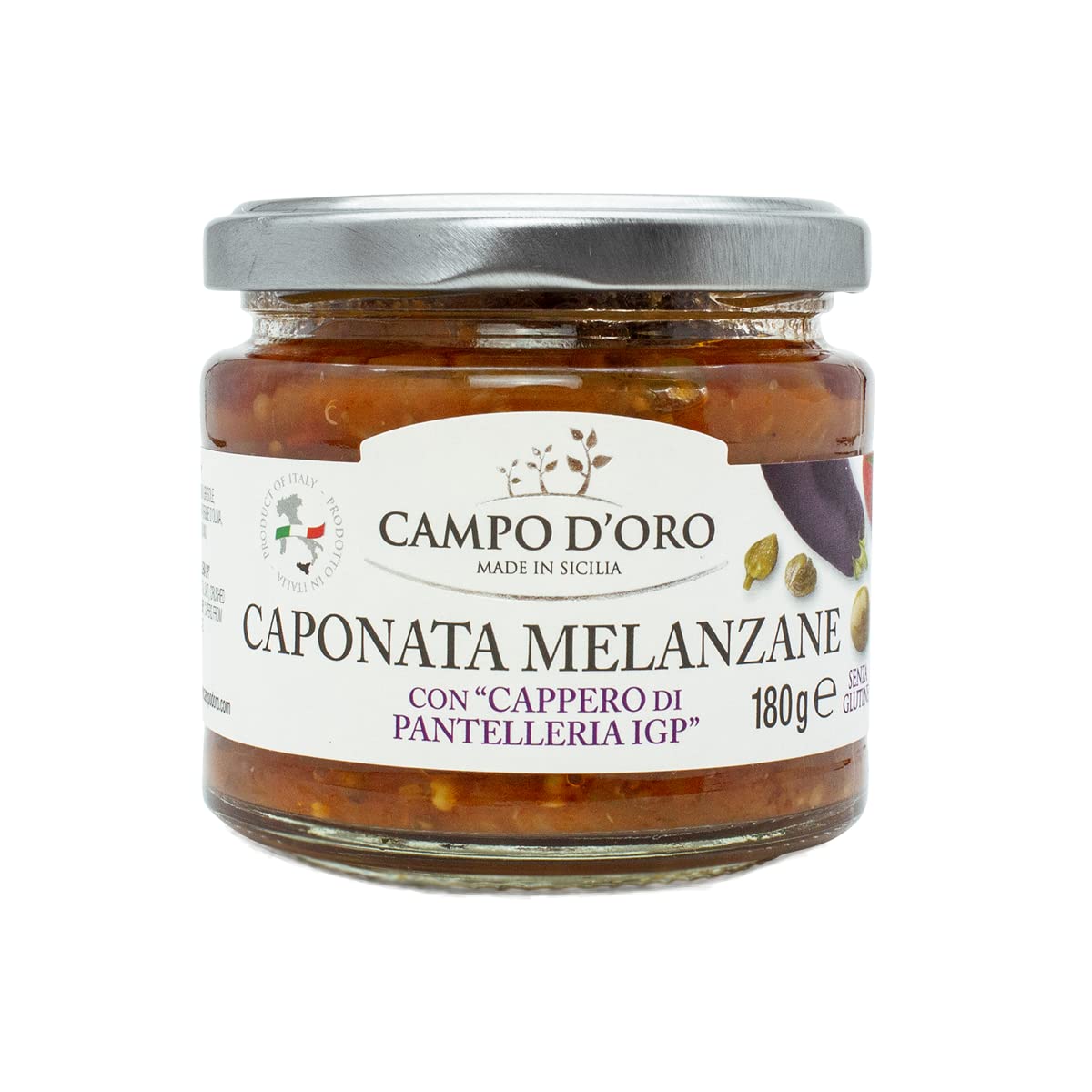 Campo D'Oro, Eggplant Caponata Appetizer,  6.35 oz