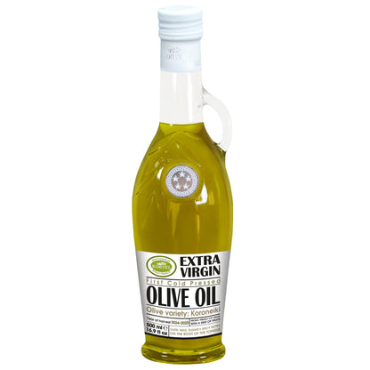 KORVEL Greek Extra Virgin Olive Oil - 16.9 fl oz (500ml) - 2 Pack