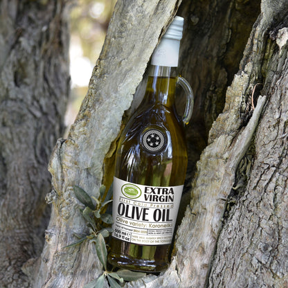 KORVEL Greek Extra Virgin Olive Oil, Amphora 16.9 fl oz (500ml) - 2 pack